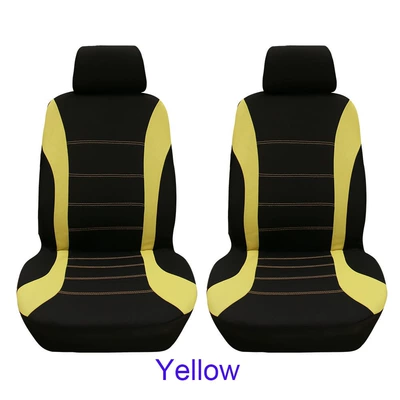 Seat cushion, seat cover | Universal Five-Seater and Seven-Seater - yellow-and-black-4-piece-set