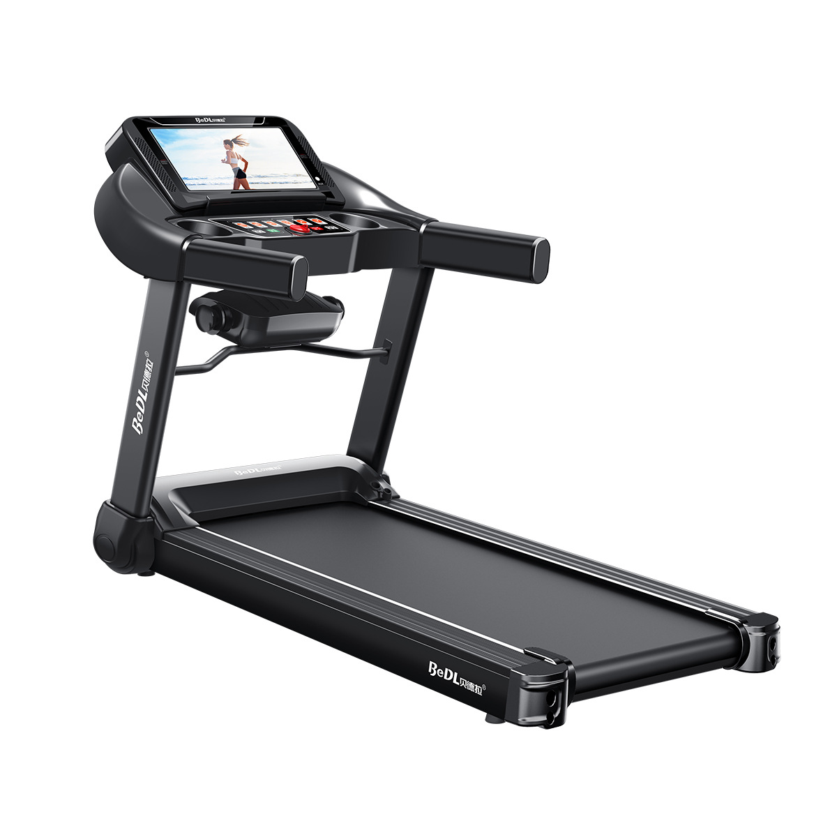 Cinta de correr Bedra 530, modelo doméstico, pequeño, plegable, multifuncional, para caminar, equipo de fitness deportivo silencioso