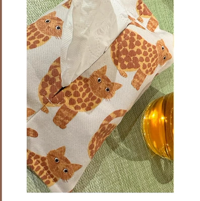 Pine tail animal cute: Car tissue box/set