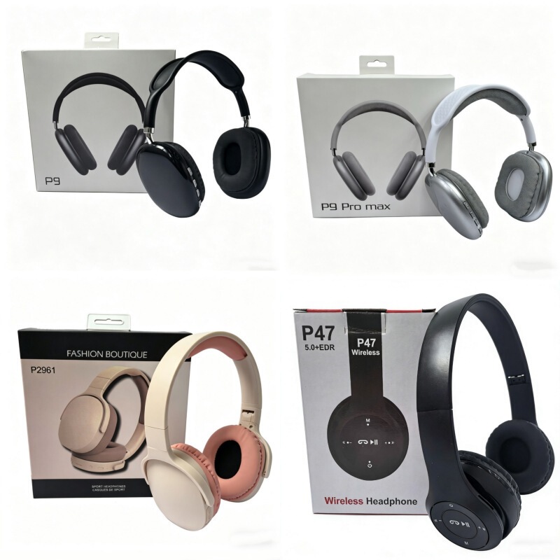 New cross-border wireless Bluetooth headset P2961, over-ear gaming e-sports headset, stereo full-coverage earphones, factory wholesale