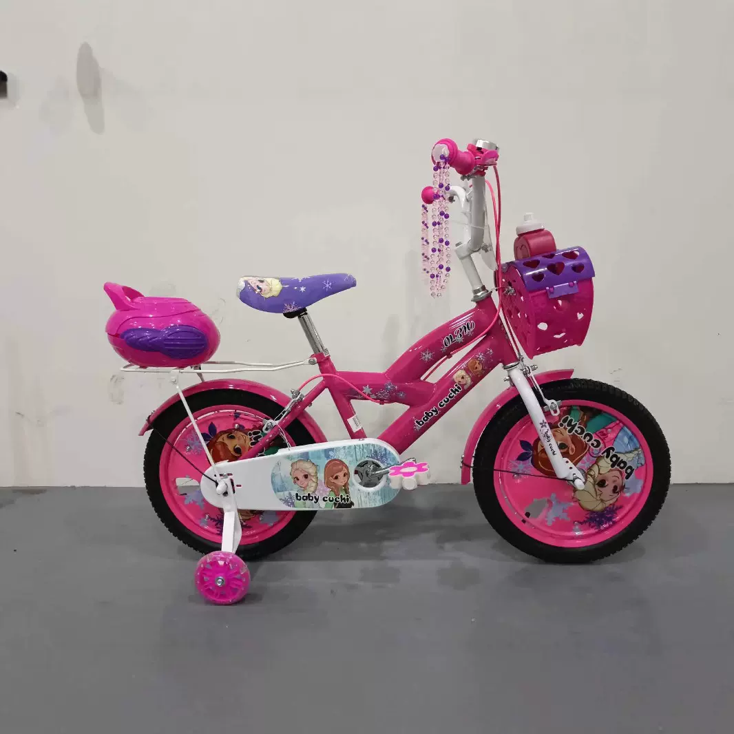 公主单车12寸16寸儿童自行车女款运动童车2-3-6岁幼儿宝宝脚踏车