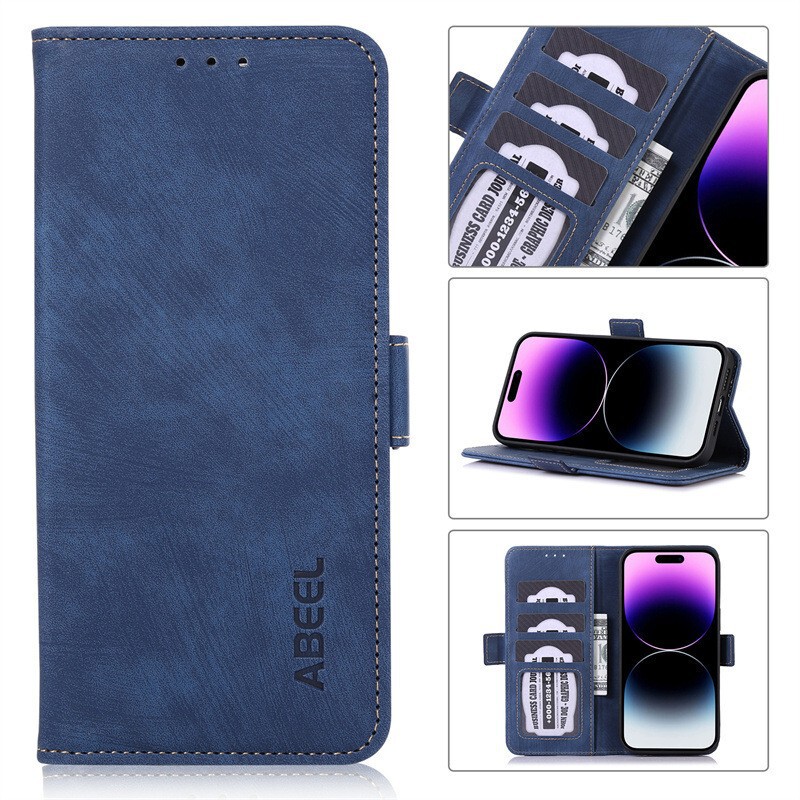 For Samsung A06 mobile phone case S24 leather case Galaxy S23 flip magnetic protective case S22 bracket card