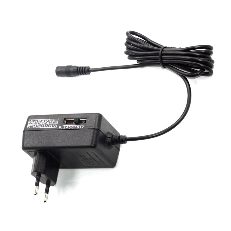 CE Wall Type 3C Certification 24W Adapter For Voltage Interchange
