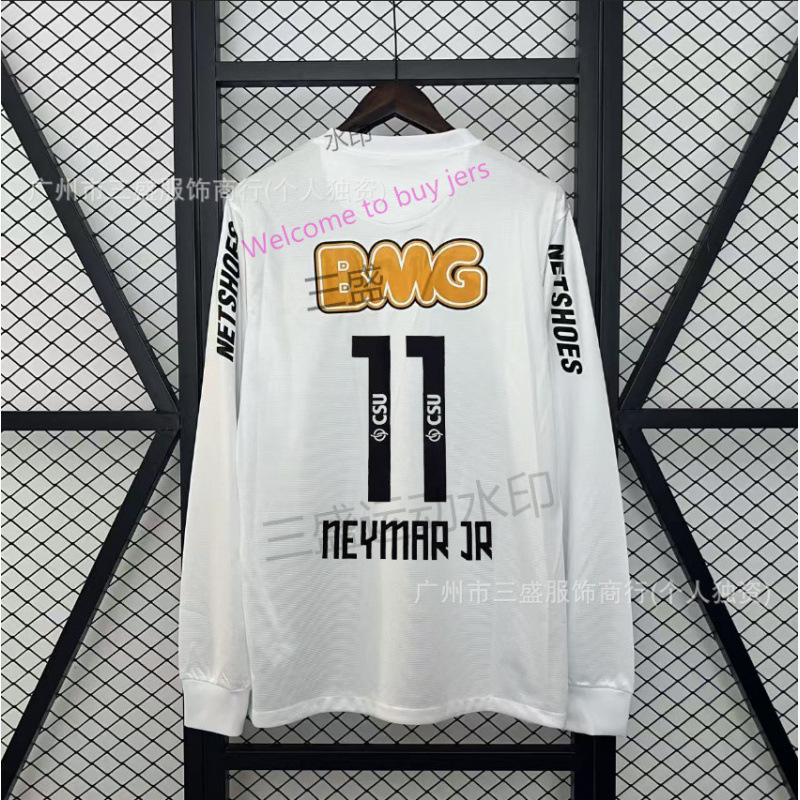 12-13 Season Neymar No. 11 Santos Home Football Jersey Neymarsantosjerseyshirt 12-13 Season Neymar No. 11 Santos Home Football Jersey Neymarsantosjerseyshirt