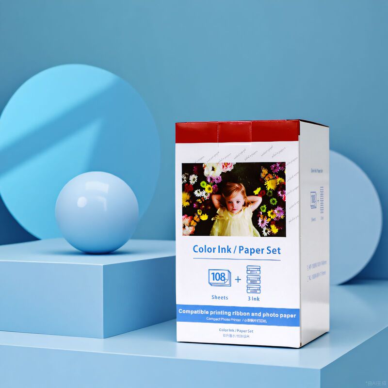 Suitable for Canon Cp1500 1300 Ink Cartridge Cp1200 Ribbon Photo Paper Xuanfei Sublimation High-Gloss Photo Paper