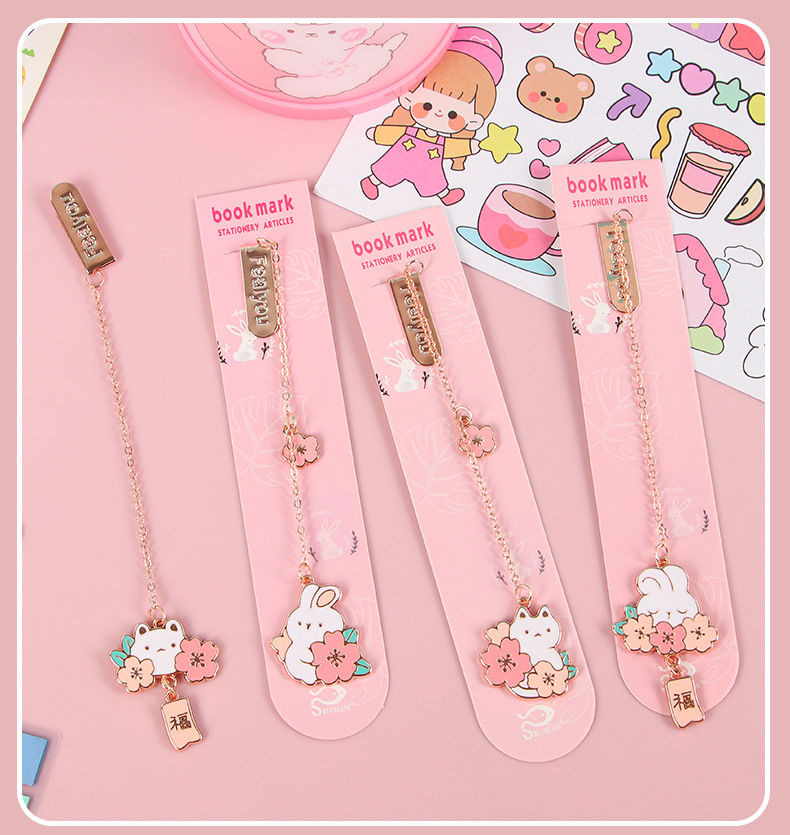 Sakura Cat Bookmark