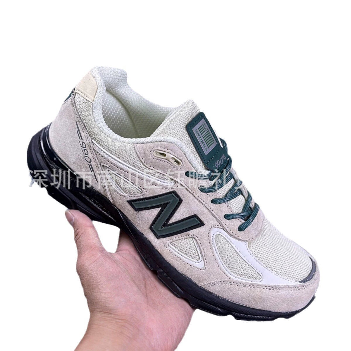 Кроссовки (New Balance) повседневные из сетки и замши, легкие, размеры 36–45
