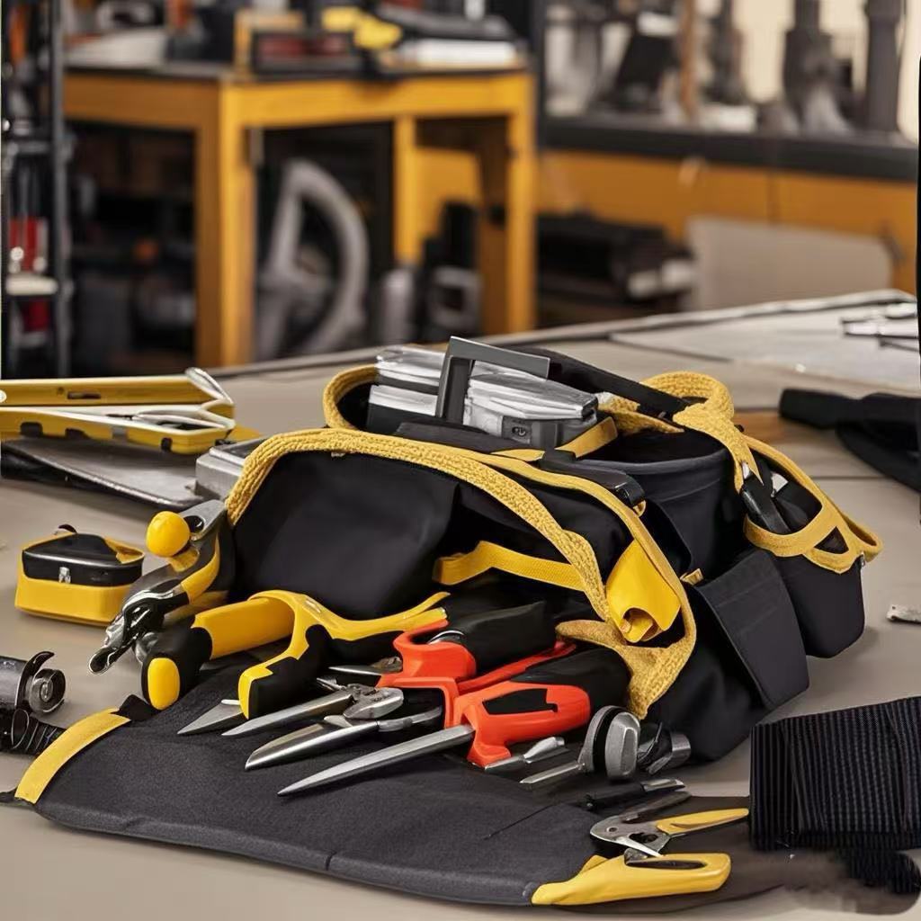 Ingenioso Oxford tela portátil impermeable electricista bolso de cintura multi-herramientas almacenamiento artefacto portátil para venta caliente transfronteriza