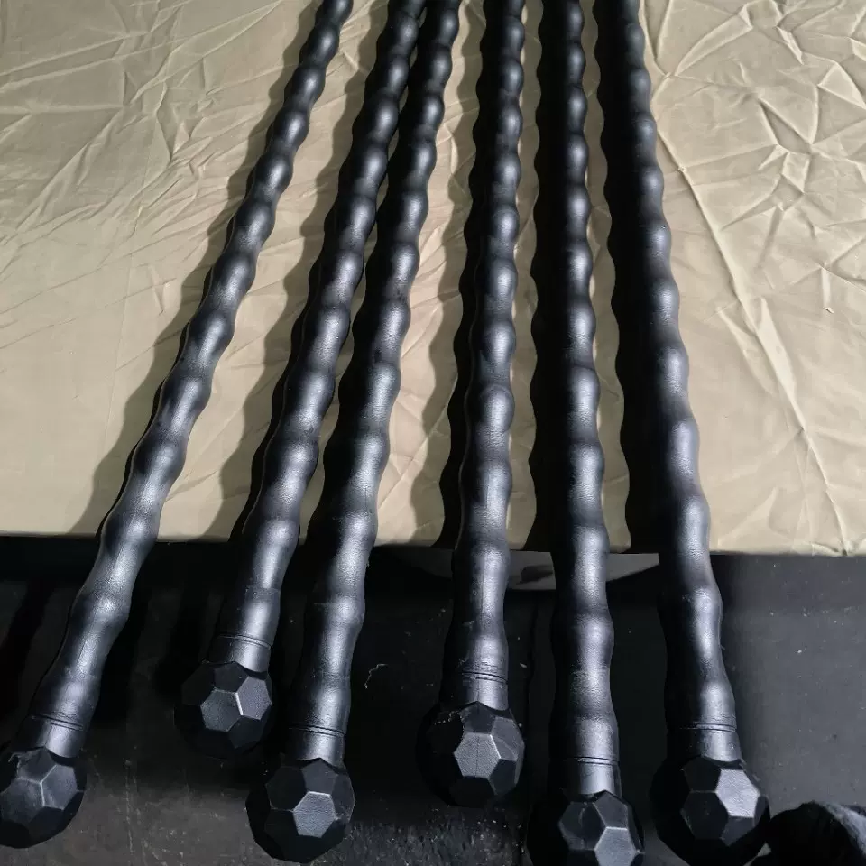 蹬山塑胶手杖产品出售.武术防身塑胶竹节棍棒加工制造