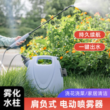 电动喷雾器喷水枪高压喷壶家用园艺喷淋浇花神器消毒小型农用打药