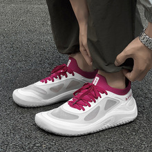 网面透气户外运动慢跑登山徒步休闲百搭潮款男鞋25546紫色-J