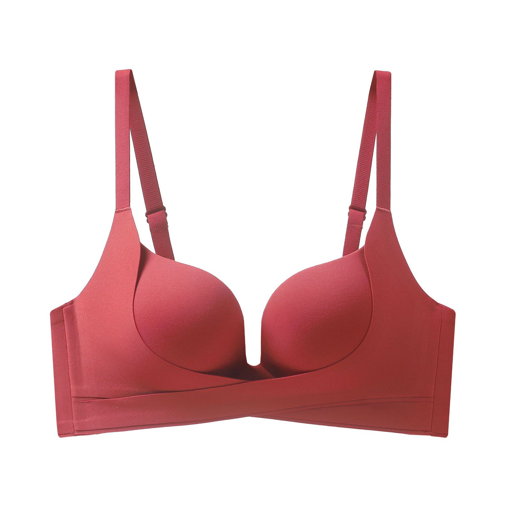 Ropa sin costuras, levantamiento, recolección lateral cómoda, soporte superior, leche antideslizante, ropa interior antiflacidez, sujetador de texto para niñas