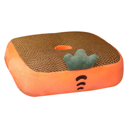 Summer mat seat cushion thickening and heightening mat ground ice silk butt cushion short car practice driving test seat cushion