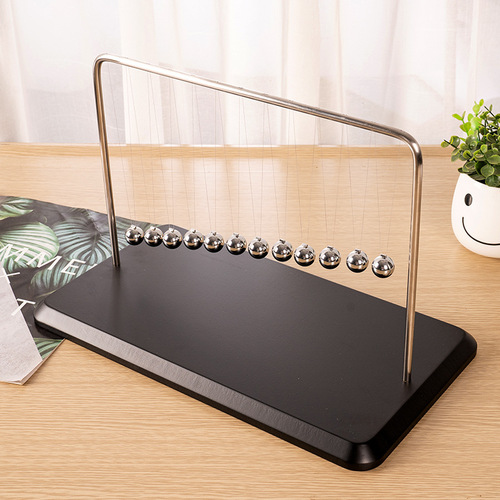 12-ball snake-shaped ornaments, mechanical curve pendulum ball, gift box, Newton pendulum desk decoration, pendulum wave