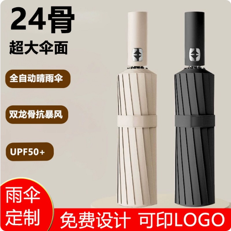 全自动UV雨伞批发女防晒防紫外线太阳伞晴雨两用遮阳伞雨伞定制