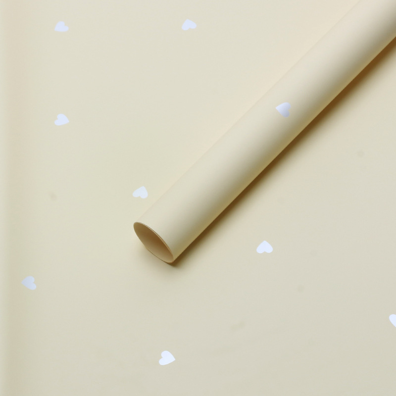 Huaxi cálido amor por el material de embalaje de ramo de flores de papel de embalaje impermeable florista material de ramo de flores