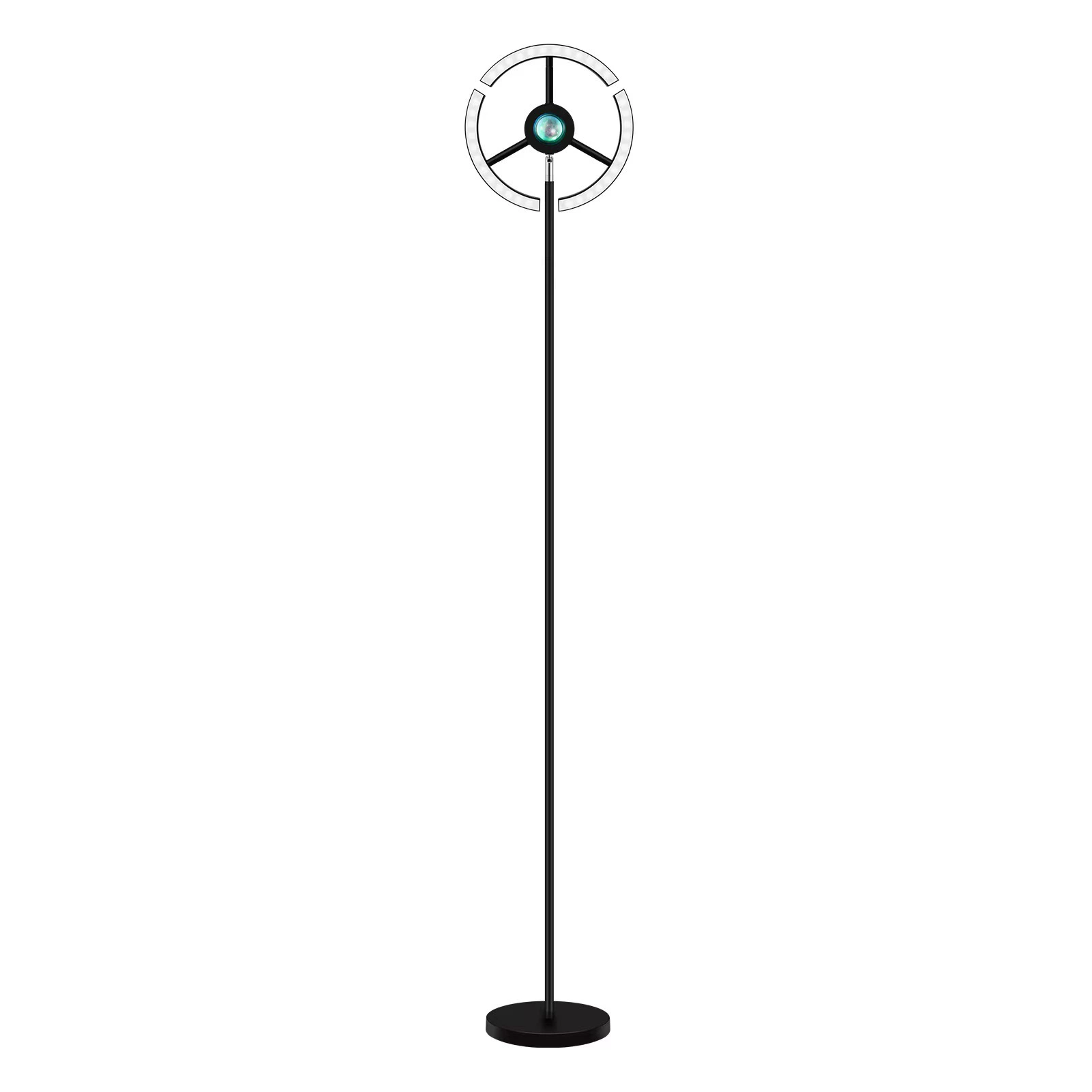Two-color modern floor lamp