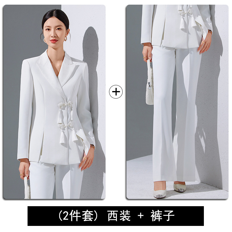 高級中国風スーツ女性秋新作ファッション気質女神範OL職業スーツコートブーム|undefined
