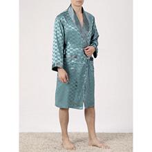 A 74383 Silk Stripe Jacquette Pajamas Robe Set ��ʿ˿��˯��