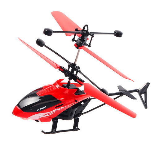 Remote Control Helicopter with Dual Sensors, Anti-Fall, Charging, Lighting, Flying Toy - Direct Manufacturer Sale