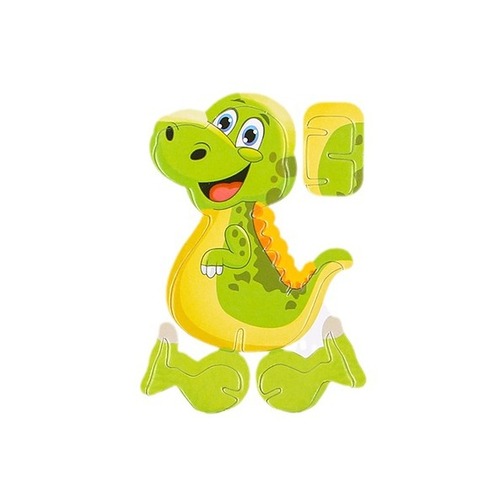 Children's paper 3D puzzle cute cartoon dinosaur shape assembly 3D small puzzle kindergarten toy gift
