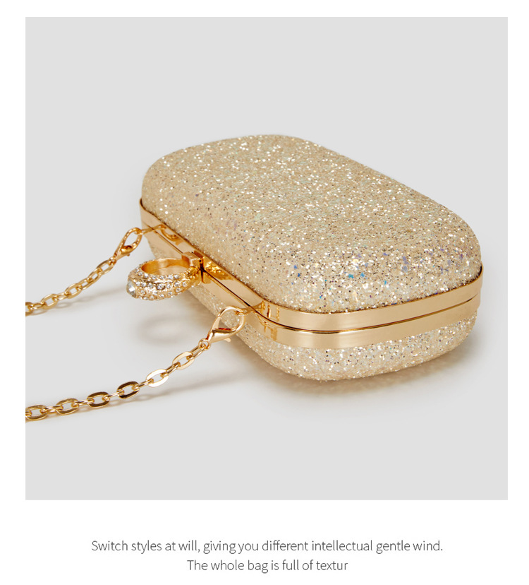 Gold Sequins Bag