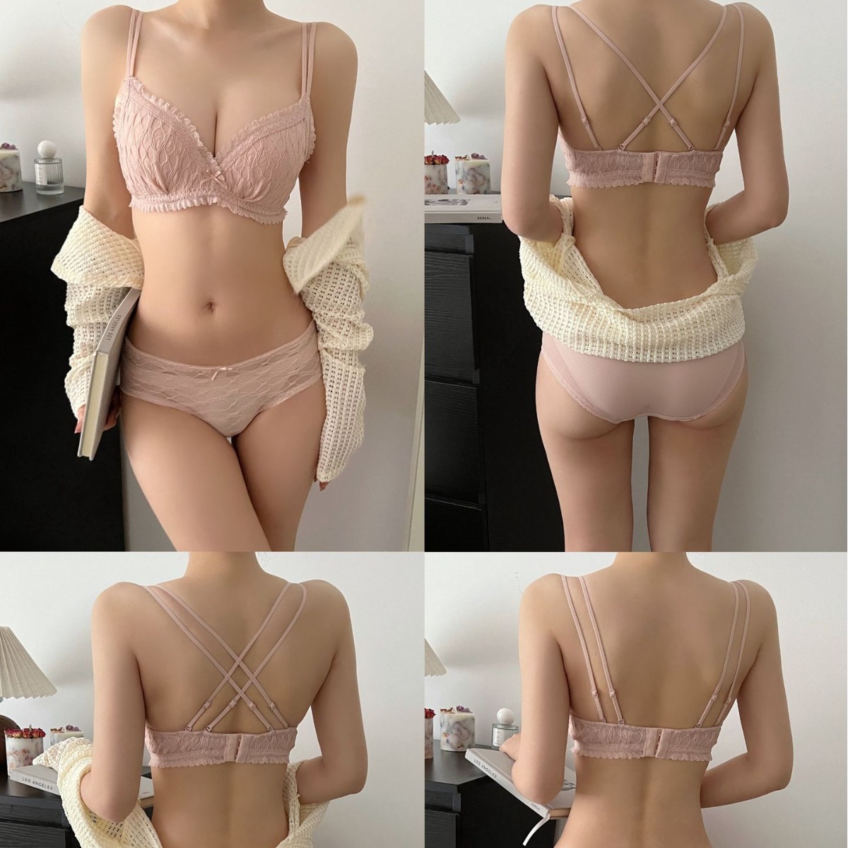 Ventas directas de fábrica comercio electrónico transfronterizo Sudeste de Asia, Vietnam, Tailandia, mujeres, más formas de usar, espalda hermosa, pecho pequeño, sujetador