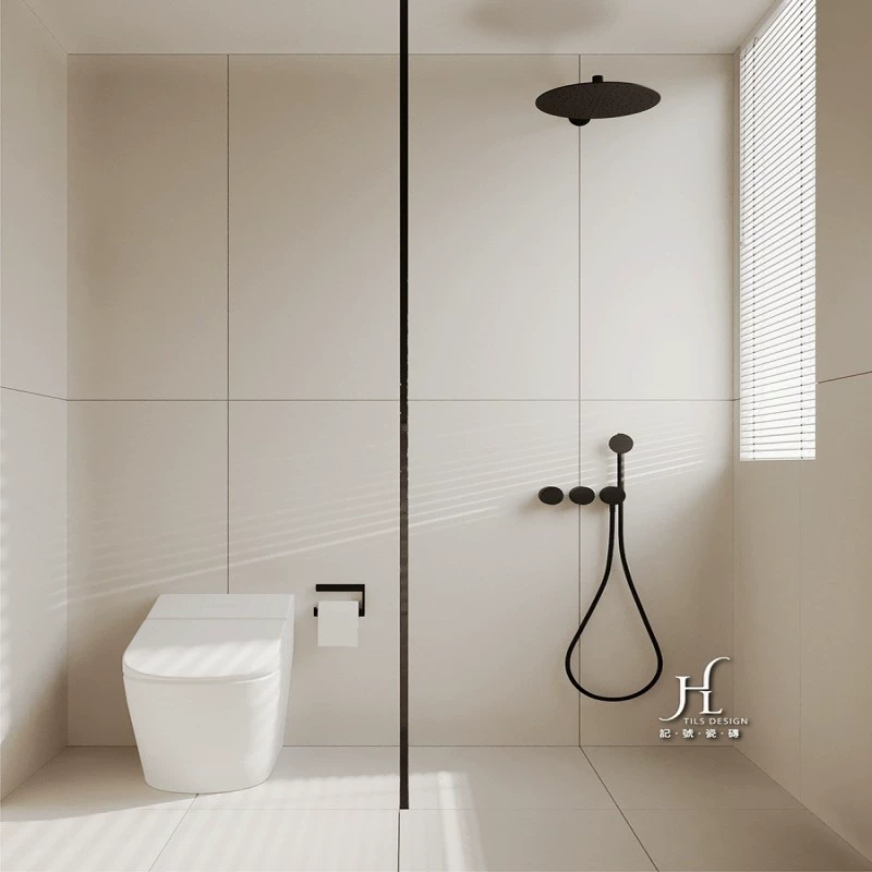 Японская кремовая плитка для ванной комнаты, гостиная, балкон, матовая нескользящая напольная плитка, кухонная настенная плитка, рифленая однотонная антигрязевая плитка