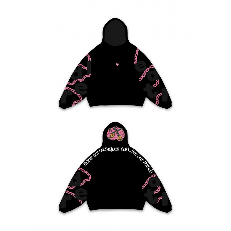 Men's Clothing American New Printed Tops Street Style Clothing Loose Hip Hop High Street Hooded Sweatshirt Tops Jacket_viptrois.com