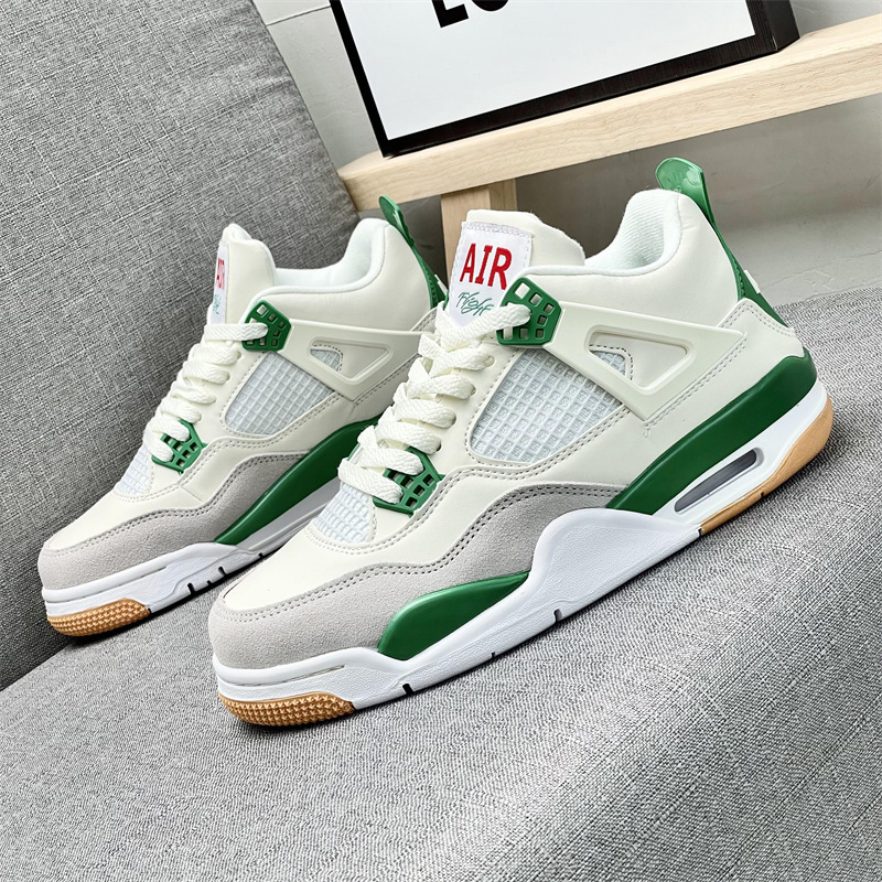 AJ4 화이트 그린