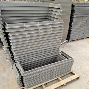 Resin Composite Inspection Manhole Cover 600*600 Square Grass Planting Manhole Cover Sunken Resin Community Lawn Well