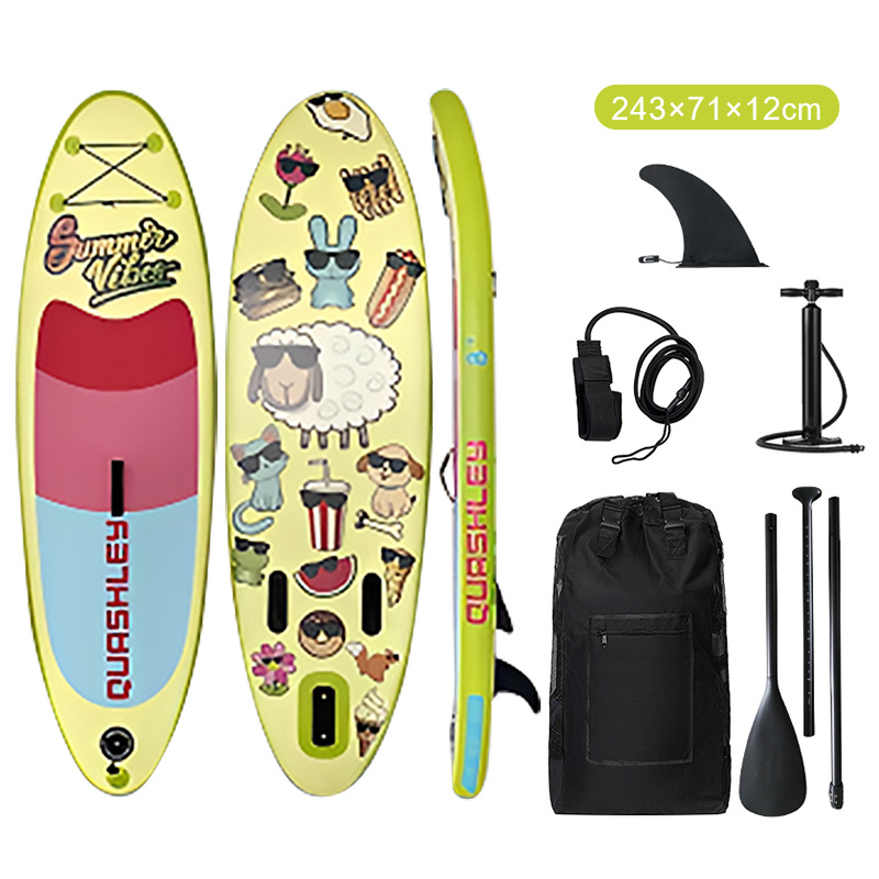 Tablero de remo inflable MS Free Mountain Sea SUP Tablero de remo de pie Pesca Tablero vertical Tablero de pulpa Barco en el mar