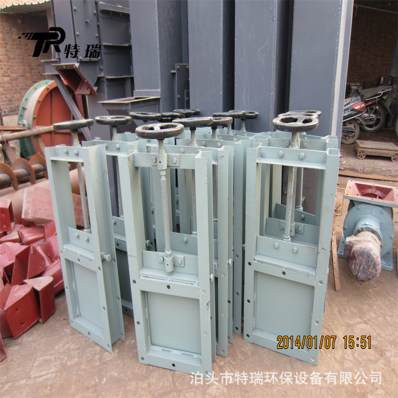 电机减速机插板阀不锈钢平板阀门除尘器输灰插板门1200*1200闸阀