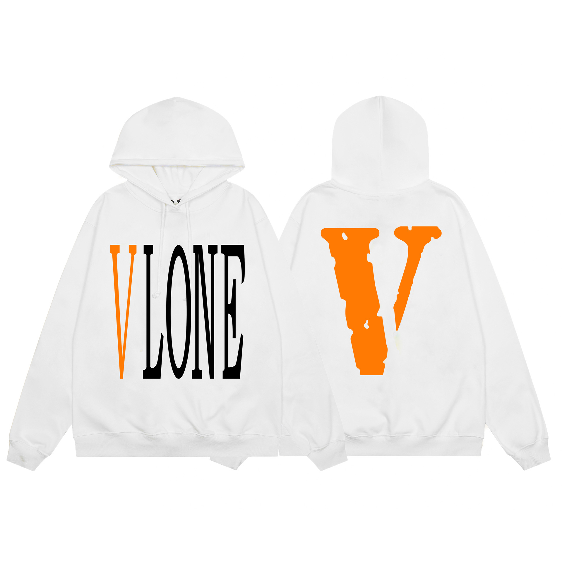 Exterior solo Vlone FOG mosaico AMIGOS elemento estilo Americano grande V serie con capucha suéter pesado