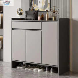 铝合金鞋柜家用宽大台面防水防晒大收纳柜铝蜂窝板储物柜多种收纳