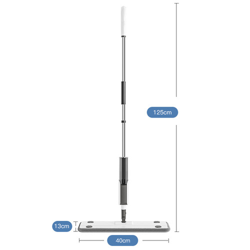 Manufacturer of lazy household hand-washable disposable electrostatic dust removal dry and wet dual-use horizontal plate water spray spray mop