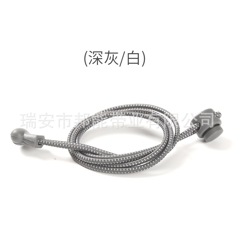 2,8-3mm elástico redondo sin cordones elásticos adaptados a las zapatillas de montañismo zapatos deportivos casuales para niños cintura