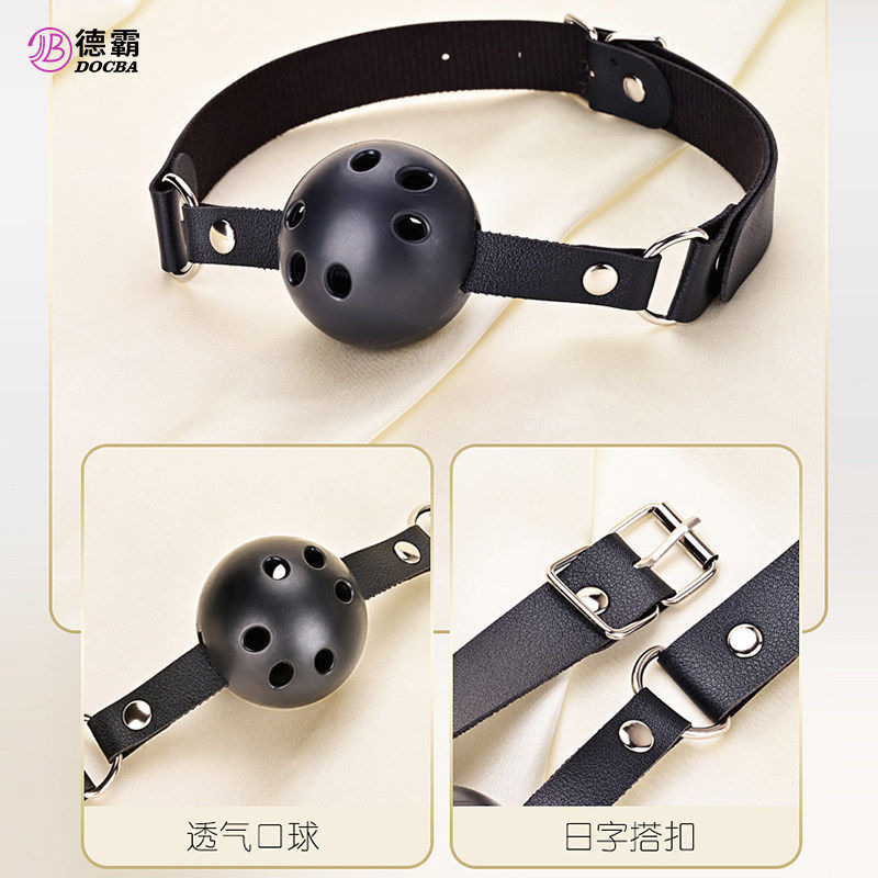 Purple Bondage Set with Handcuffs, Nipple Clamps, Ball Gag, Blindfold and Whip — detail image 4
