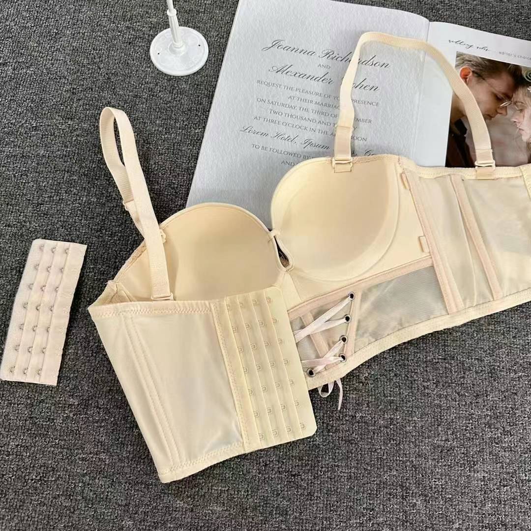 Nuevo sujetador de alta calidad de moda de encaje jacquard transpirable ajustable confortable tipo de botón múltiple tipo de ropa interior de mujer