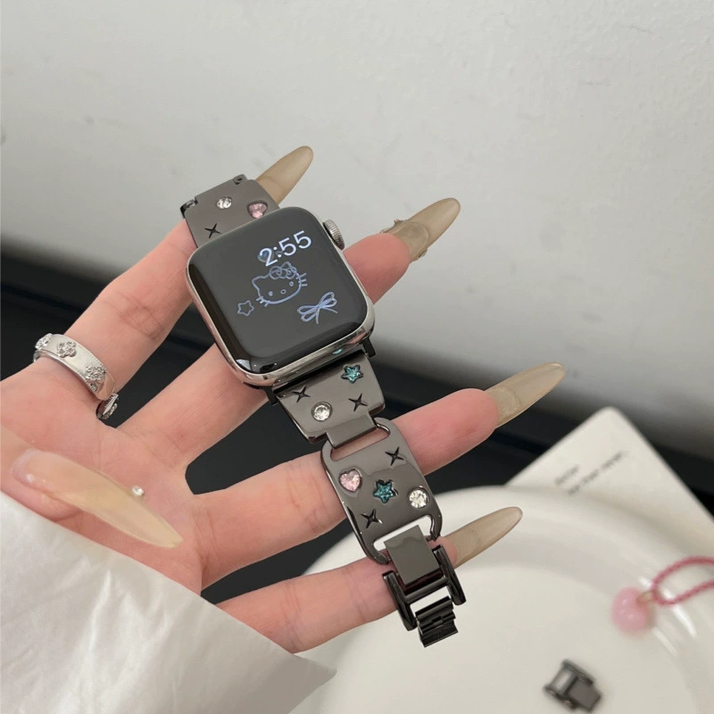 Starmeng Color Diamond Bracelet Model подходит для Apple Watch iwatchs9876 полный ряд ремешков Xiaomi 89pro Redmi