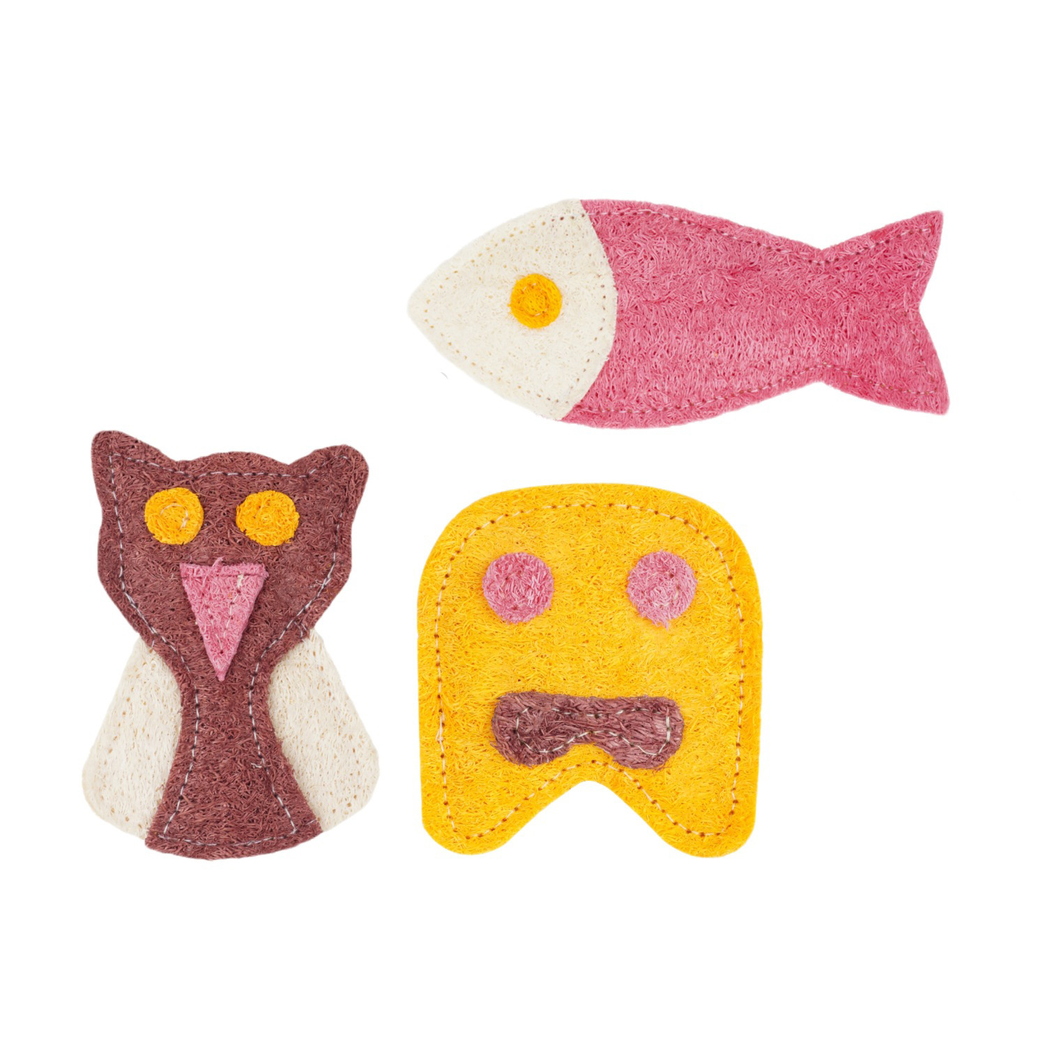 큰 물고기 + 웃는 얼굴 + 부엉이 [3종 세트]
