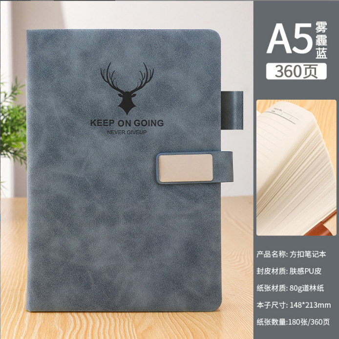 A5 cuaderno macarons color grueso bloc de notas de alto valor Libro de registro de reuniones de negocios Libro de anuncios al por mayor