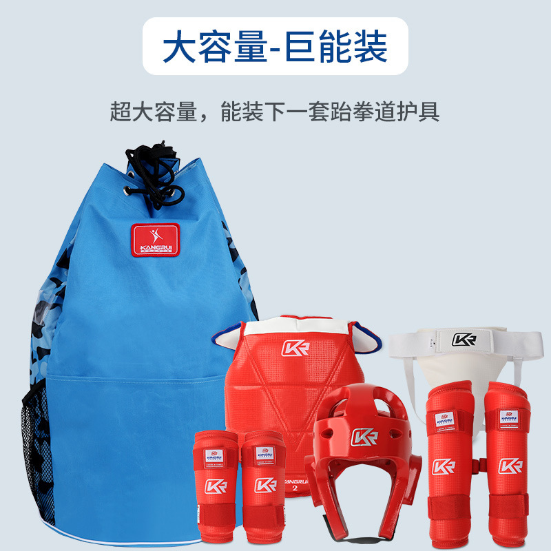 Kangrui equipo de entrenamiento mochila al aire libre deportes entrenamiento equipo de protección bolsa Oxford cuero impermeable de gran capacidad bolsa de camping