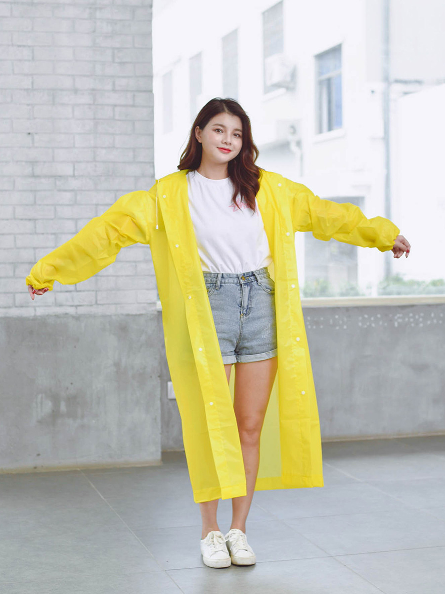 비옷 처분할 수 있는 야외 긴 몸 몸 반대로 폭풍우 두꺼운 어린이 등산 휴대용 판초 방수 하이킹