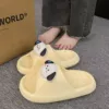 EVA bread slippers sweat dog-yellow