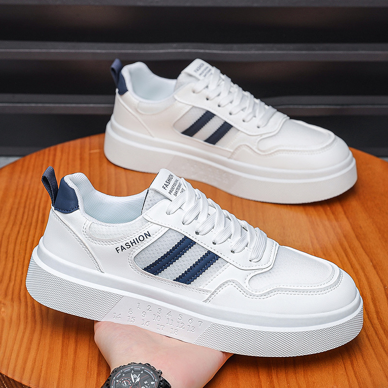 2026 nuevo verano transpirable malla zapatos blancos estudiantes de moda universal skate casual zapatos deportivos zapatos de moda hombre