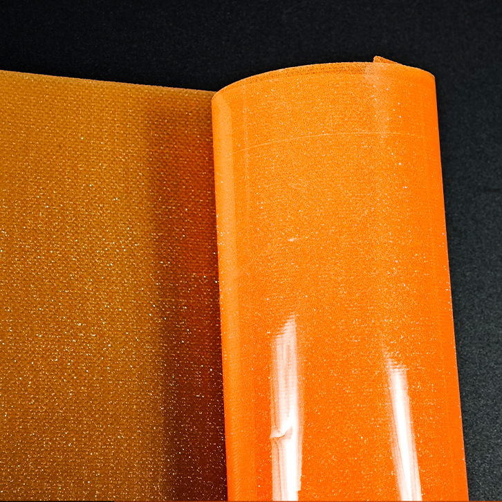 布纹满天星亮片PVC片材软质反光片透光荧光棒灯片3D薄膜环保胶片