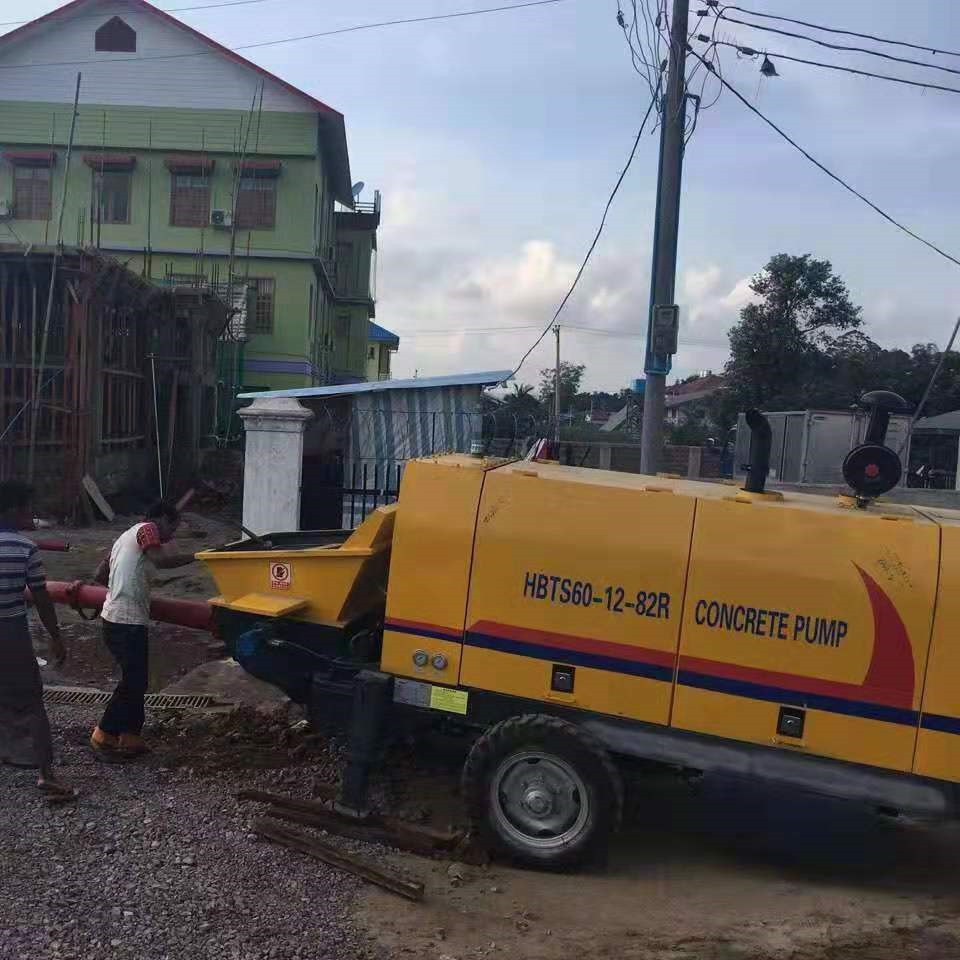 HBTS60-12-82R柴油泵 道依茨DEUTZ柴油机泵 60柴油混凝土泵 拖泵