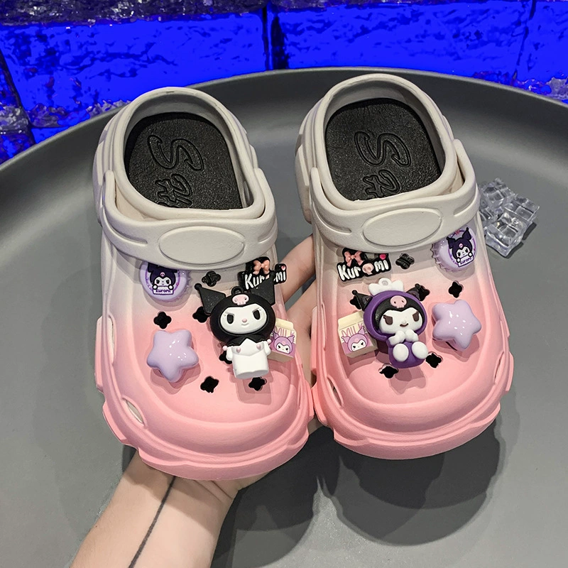 Summer beach slippers, gradient, soft sole, for teenagers