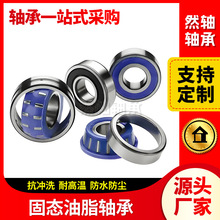 固态油脂免维护轴承耐高温小型深沟球轴承S6201高速电机轴承
